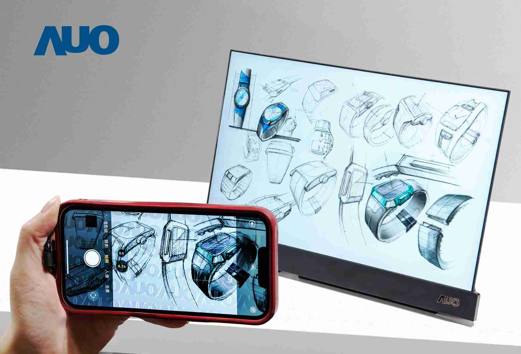 尊龙集团16吋防窥显示器，，，，采用人眼无法察觉、、、相机拍摄时才显现的隐藏式水印技术，，，未来可结合AI镜头侦测周围环境，，实时开启或关闭水印，，大幅提升在公共场域使用显示器的安全性